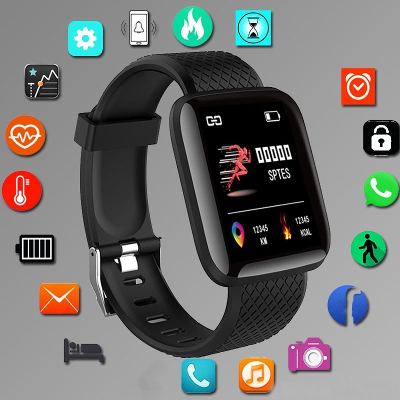 Smartwatch Men Women Wristwatches Smart Watch Message Fitness Monitor Bracelet Birthday Gift Electron
